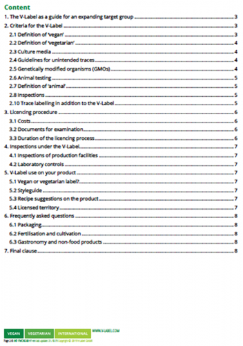 Guidelines / V-Label Manual for Licensees