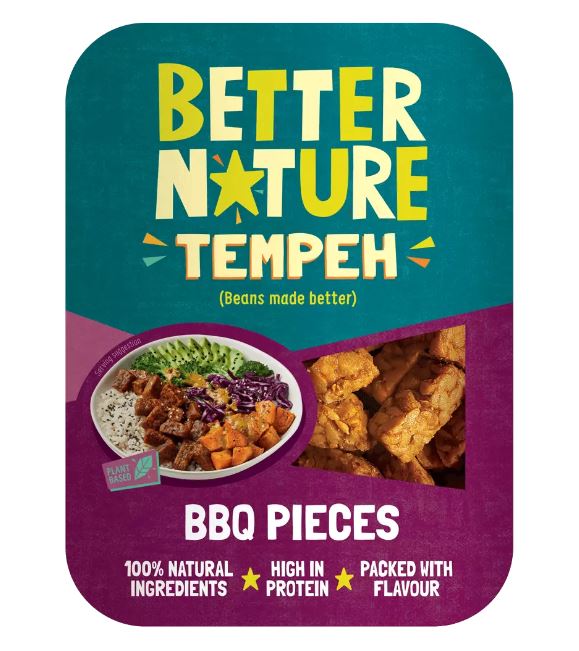 Better Nature Tempeh plant-based product packaging